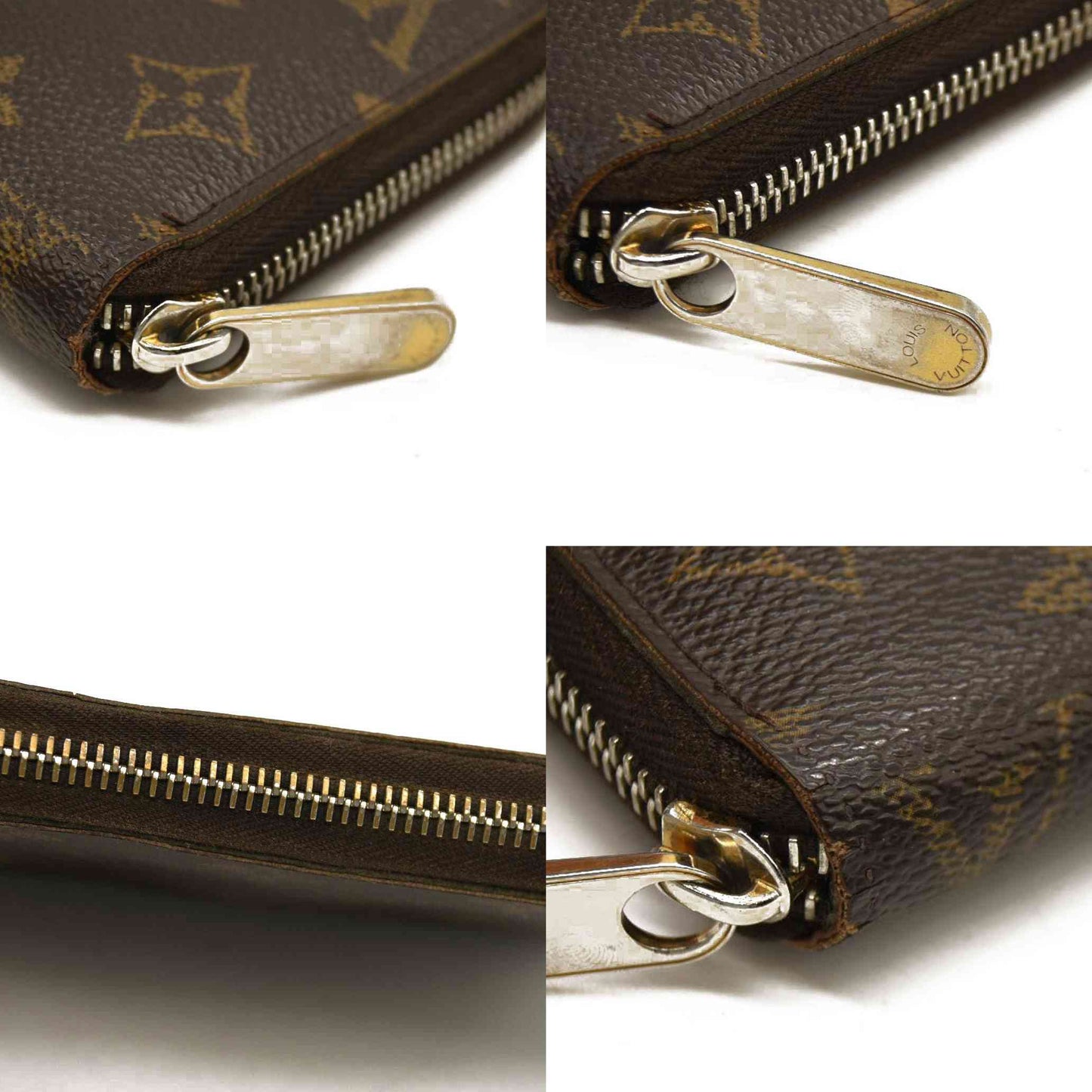 LOUIS VUITTON Monogram Zippy Wallet CA0056