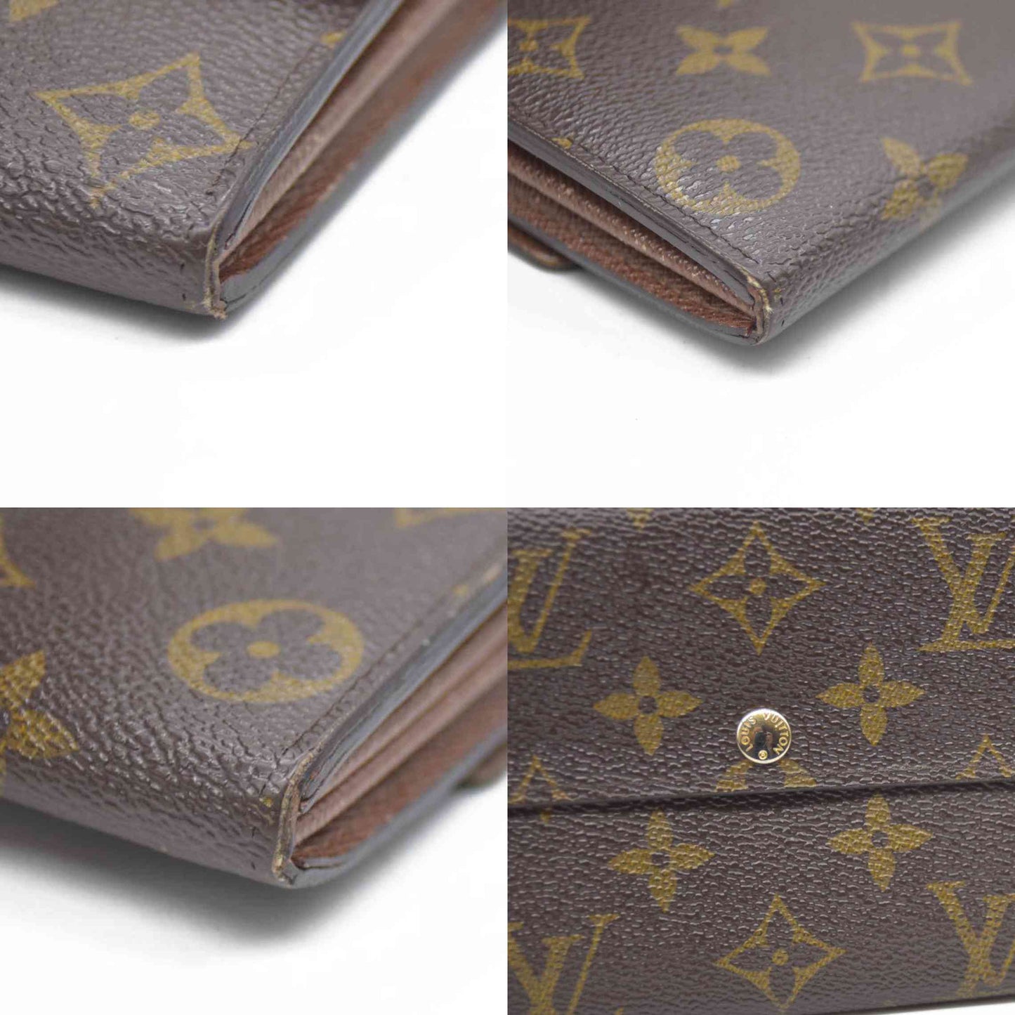 Louis Vuitton  $720 Monogram Portefeiulle Sarah Long Bifold Wallet CA2192
