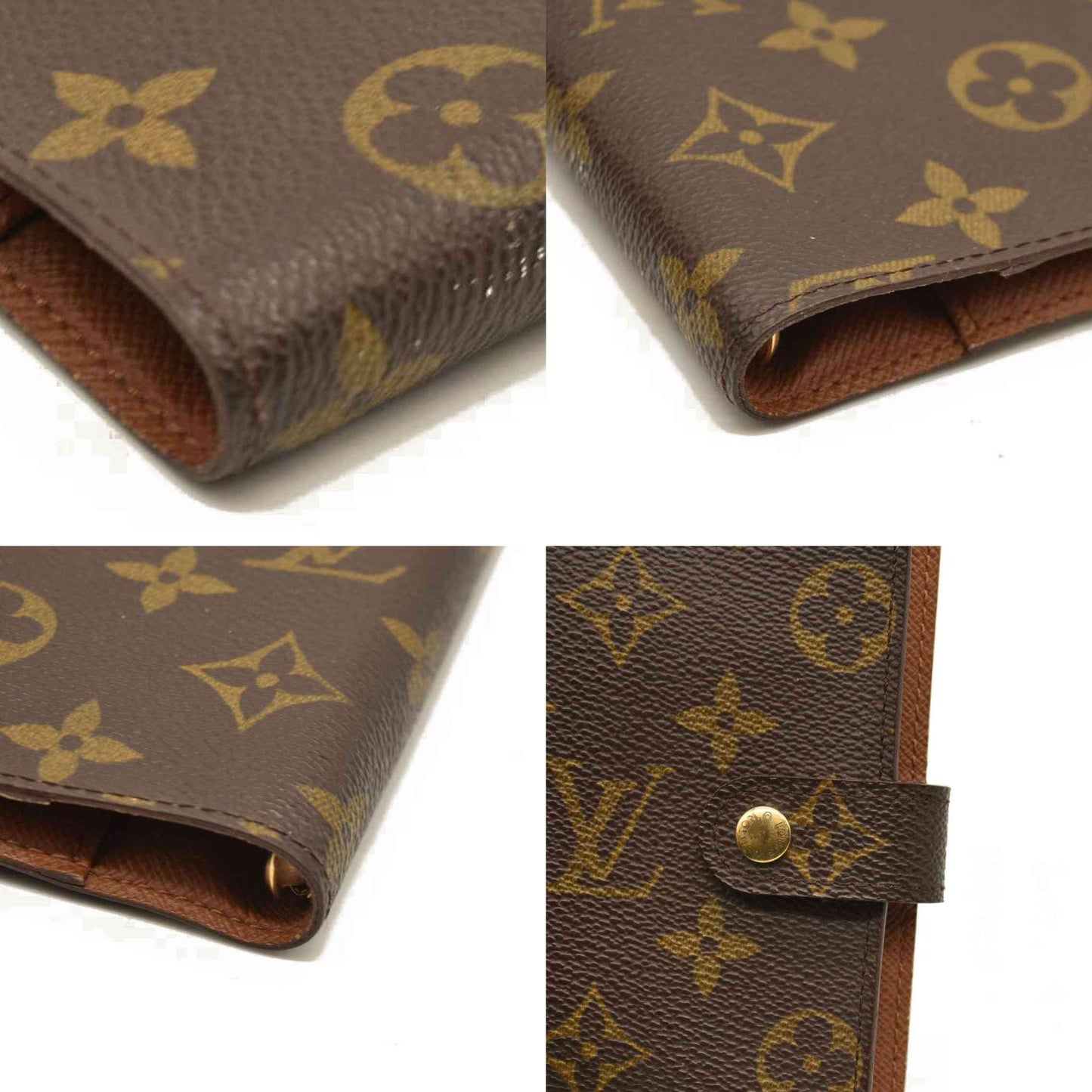 Louis Vuitton  Monogram Small Ring Agenda CA0958