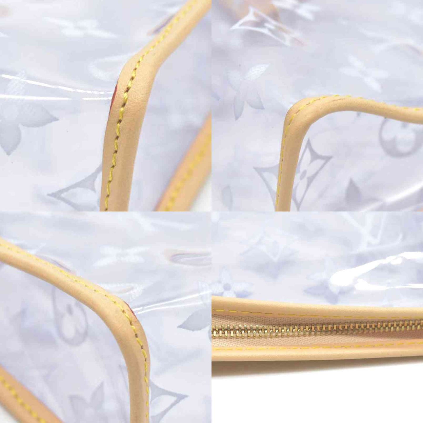 $1320 Louis Vuitton  Monogram Large Toilet Pouch 26 Translucent