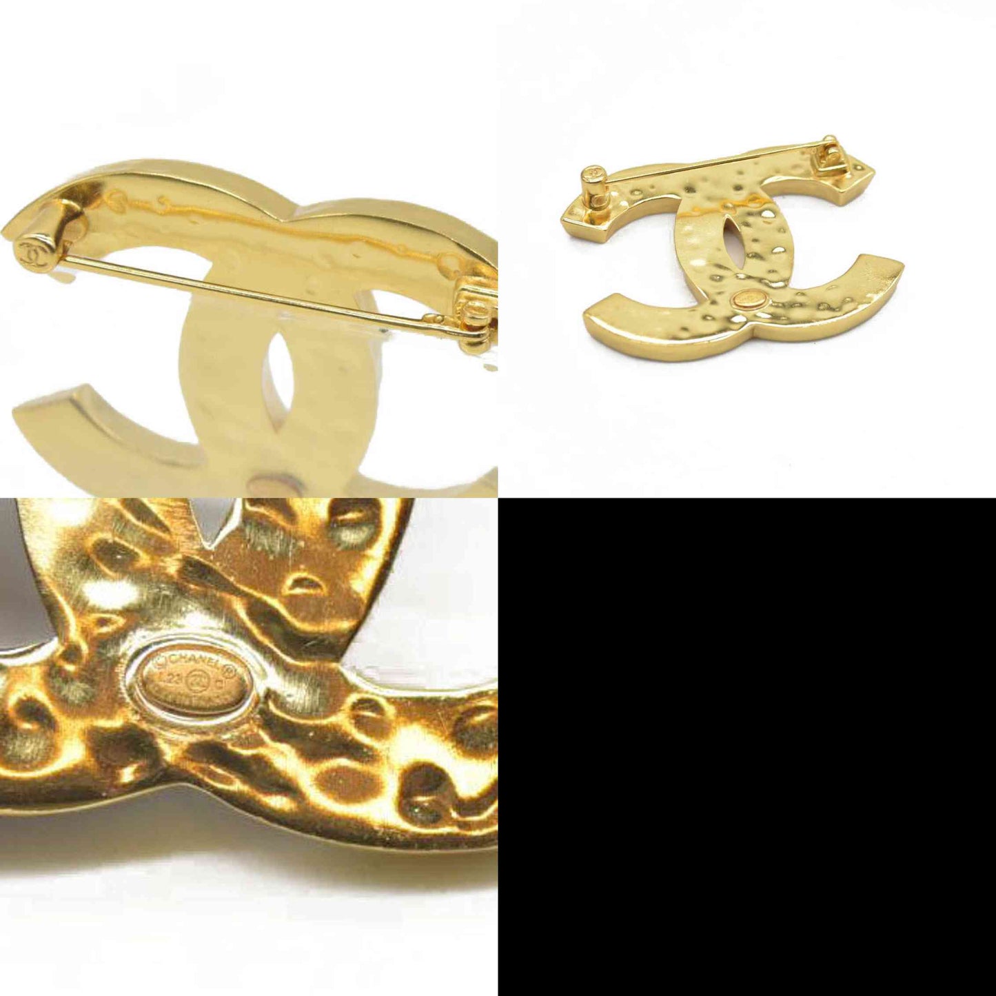 $995 Chanel Cruise 2023 Resin CC Logo Brooch