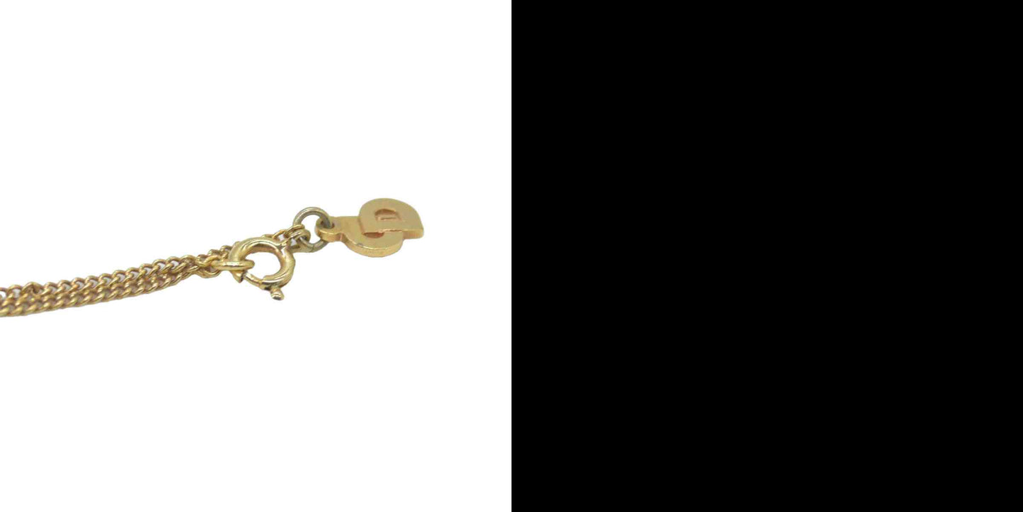 $300 Christian Dior  Vintage Heart Pendant Necklace CONSIGNMENT