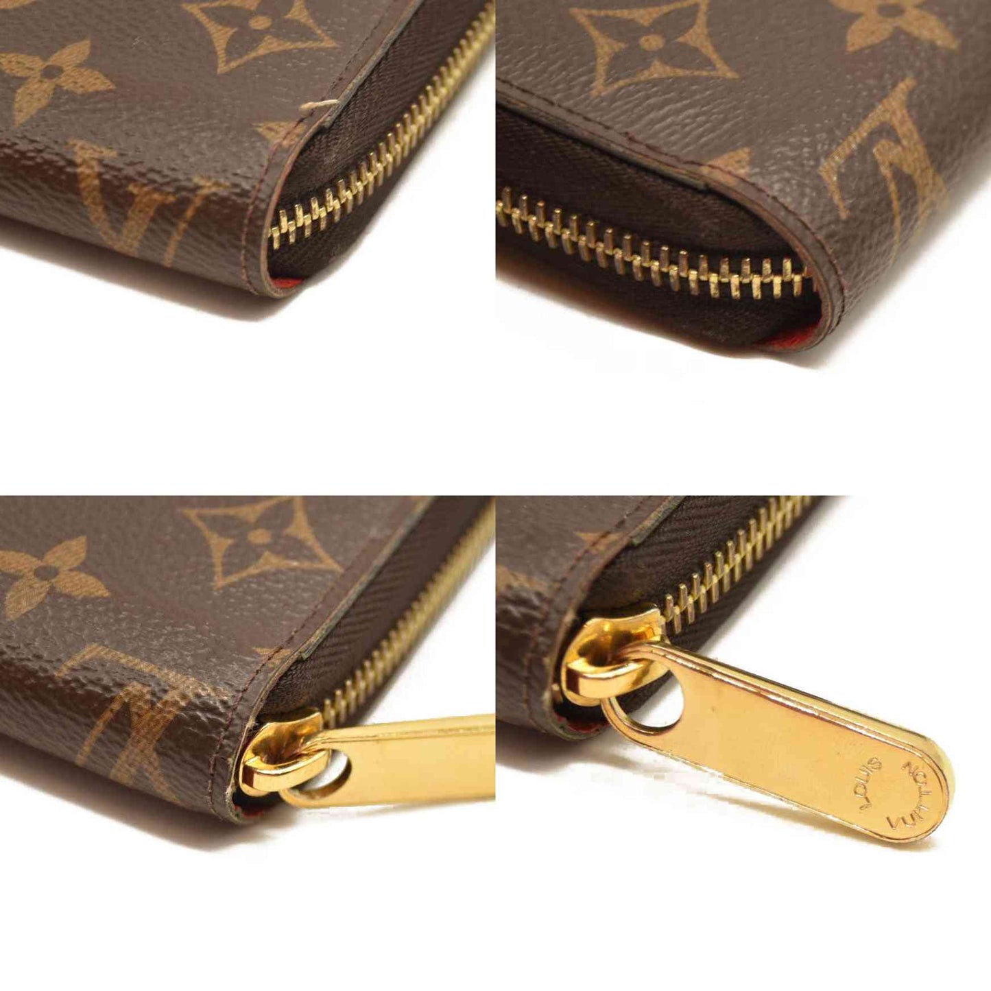 Louis Vuitton  Monogram Zippy Wallet Coquelicot MI2230