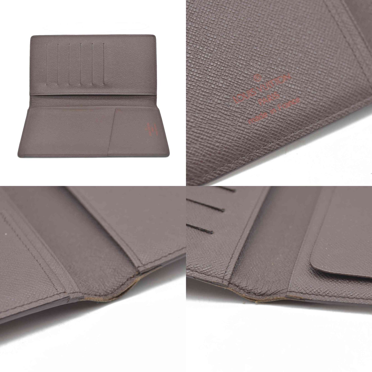 CONSIGNMENT AUCTION $405 Auction Louis Vuitton Damier Ebene Pocket Agenda Cover CONSIGNMENT