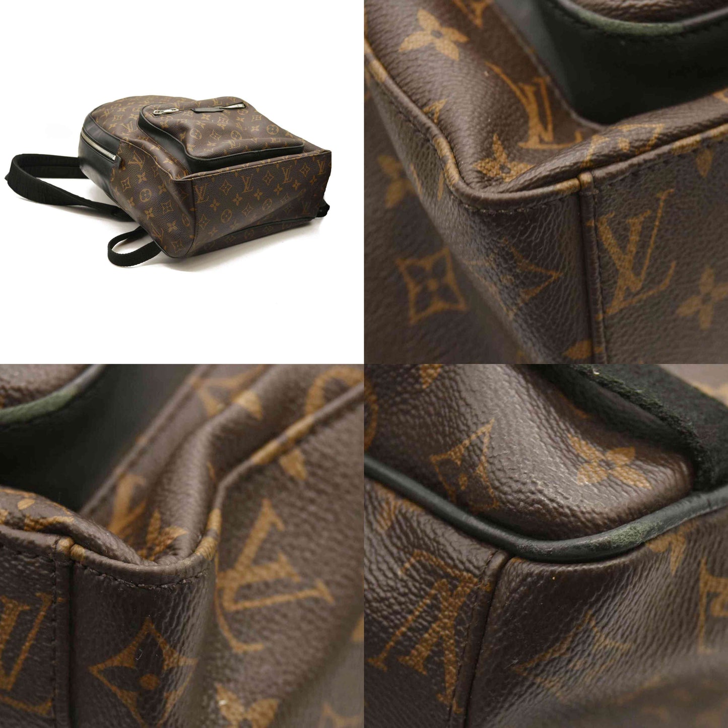 Louis Vuitton  Monogram Macassar Josh Backpack