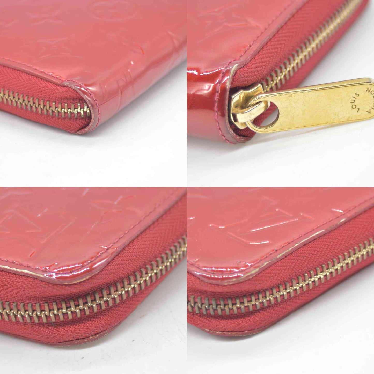 $1030 2000 Louis Vuitton Monogram Vernis Zippy Zip Around Long Wallet CA3100 CONSIGNMENT