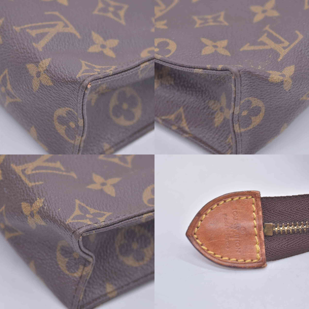 $760 1988 LOUIS VUITTON Monogram Toiletry Pouch 26 883TH