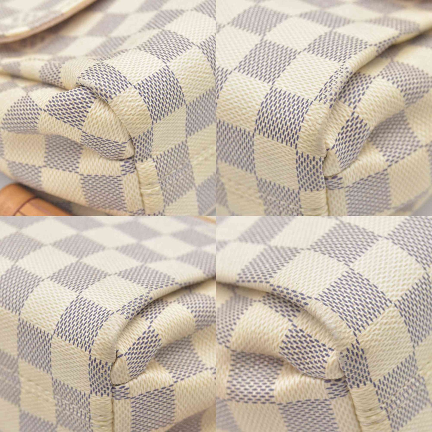 $2000 2016 Louis Vuitton Damier Azur Canvas Croisette Bag TR3116