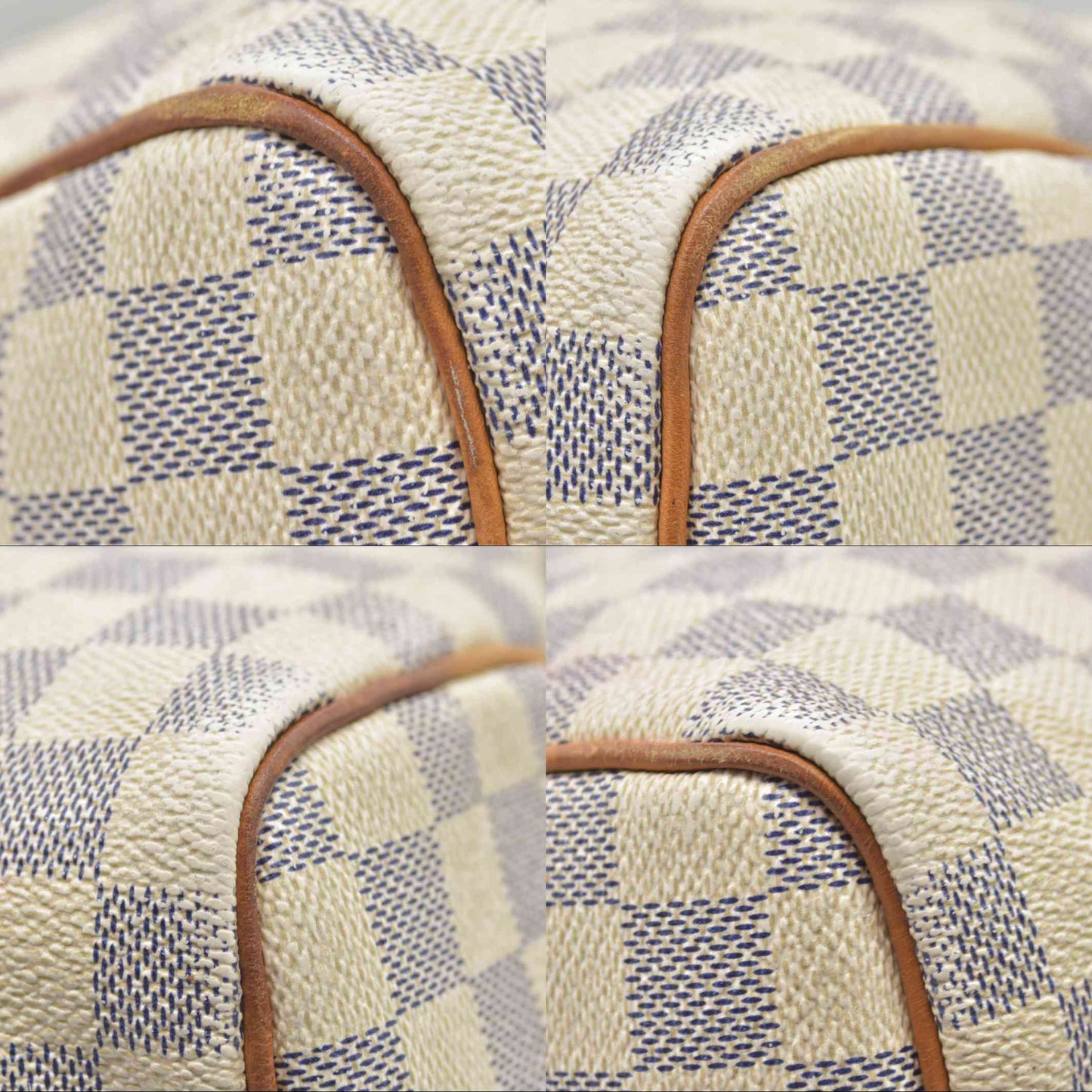 $1980 Louis Vuitton Damier Azur Speedy Bandouliere 30 SD0193 2013