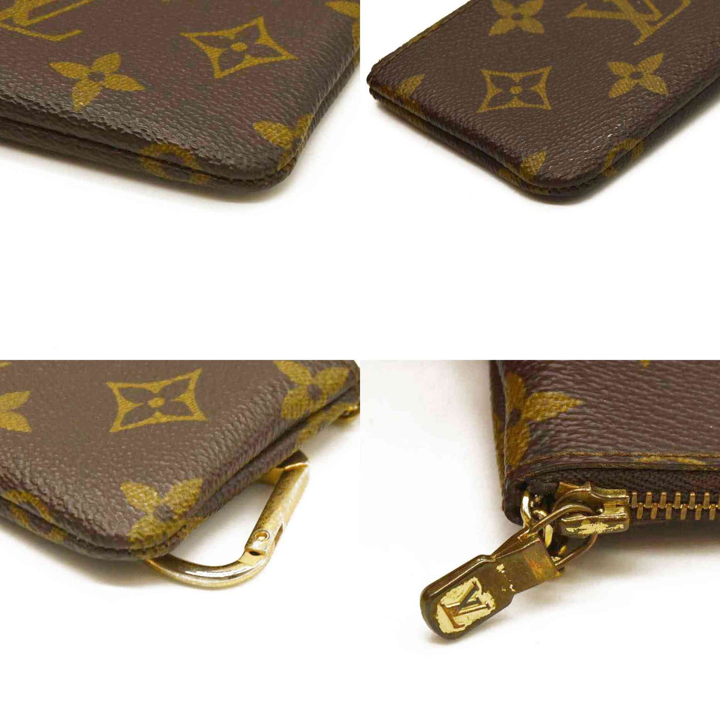 Louis Vuitton  Monogram Key Pouch 8903ET