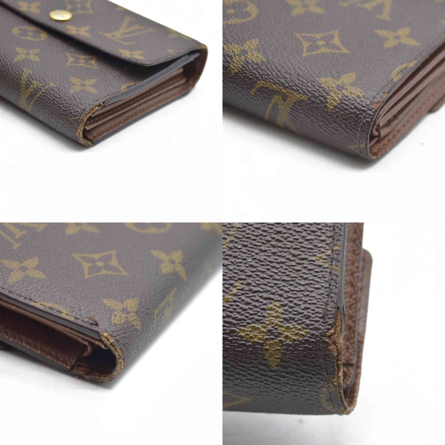 AUCTION $610 LOUIS VUITTON Monogram Alexandra Trifold Wallet CA0097