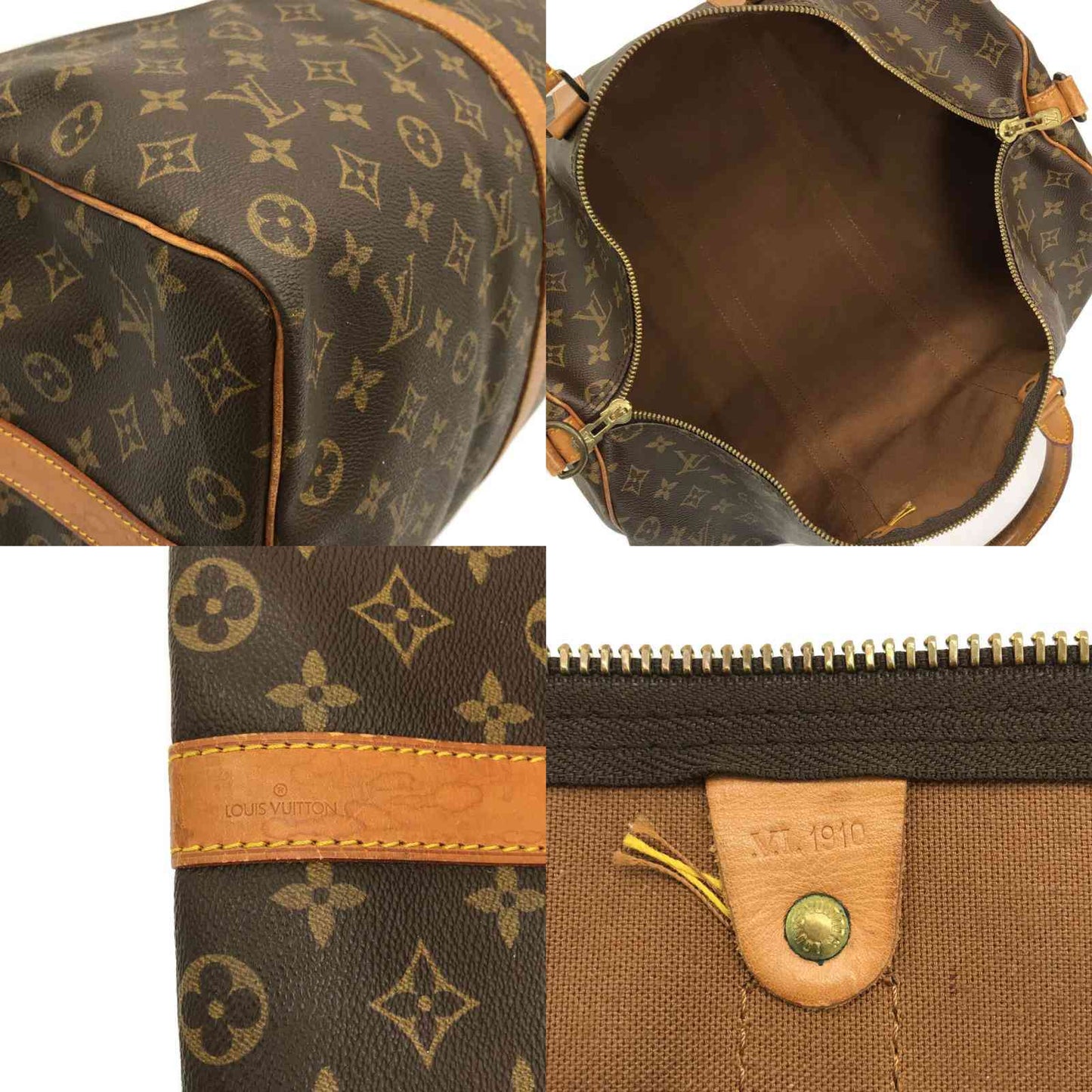 LOUIS VUITTON Monogram Keepall Bandouliere 50  VI1910