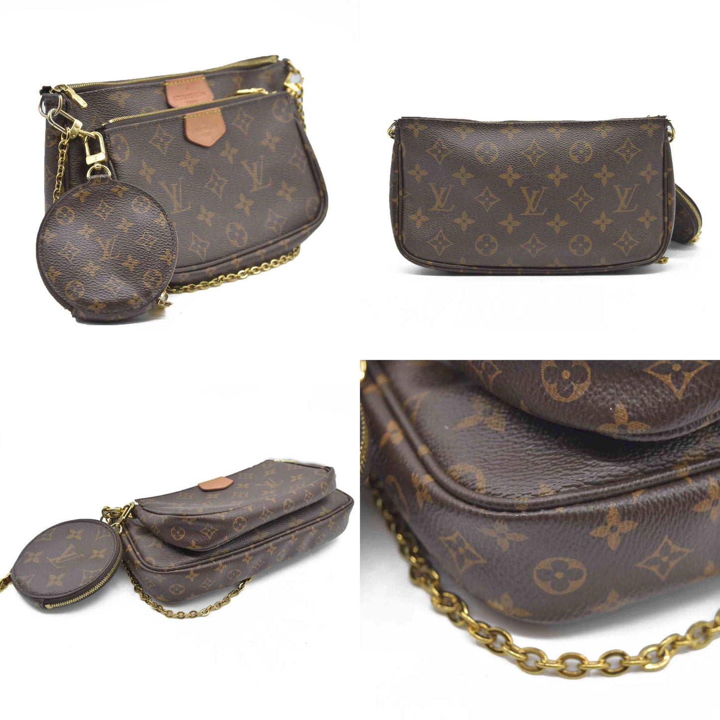 $2840 Louis Vuitton LV Monogram Multi-Pochette Accessories