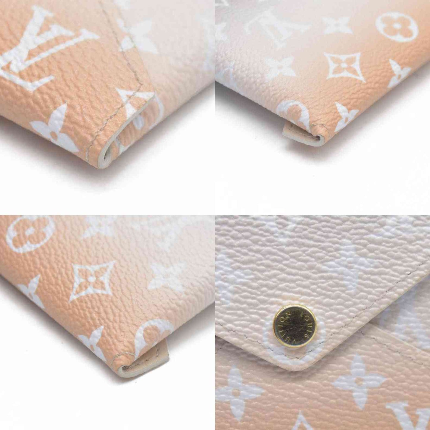 AUCTION $600 Louis Vuitton  Monogram By The Pool Small Kirigami Pochette Insert Brume