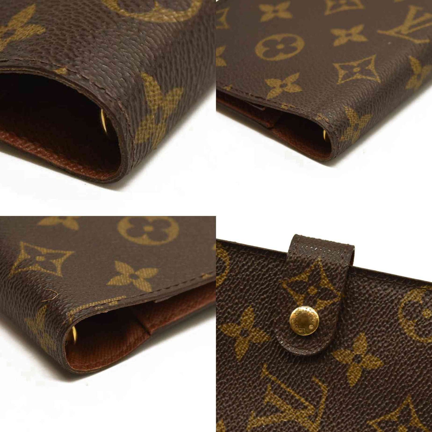 Louis Vuitton  Monogram Small Ring Agenda CA0979