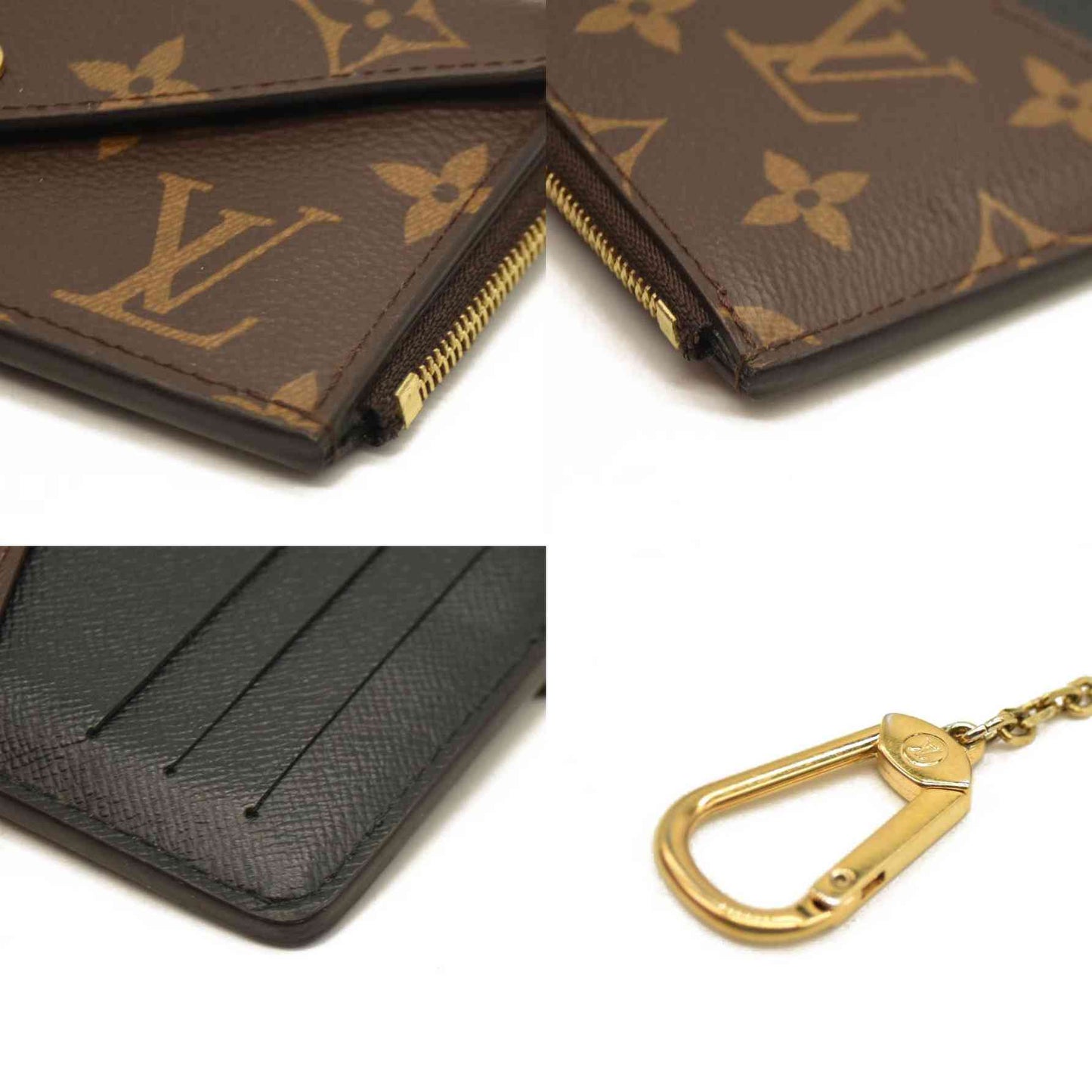 Louis Vuitton  Monogram Recto Verso Card Holder Black MI0231