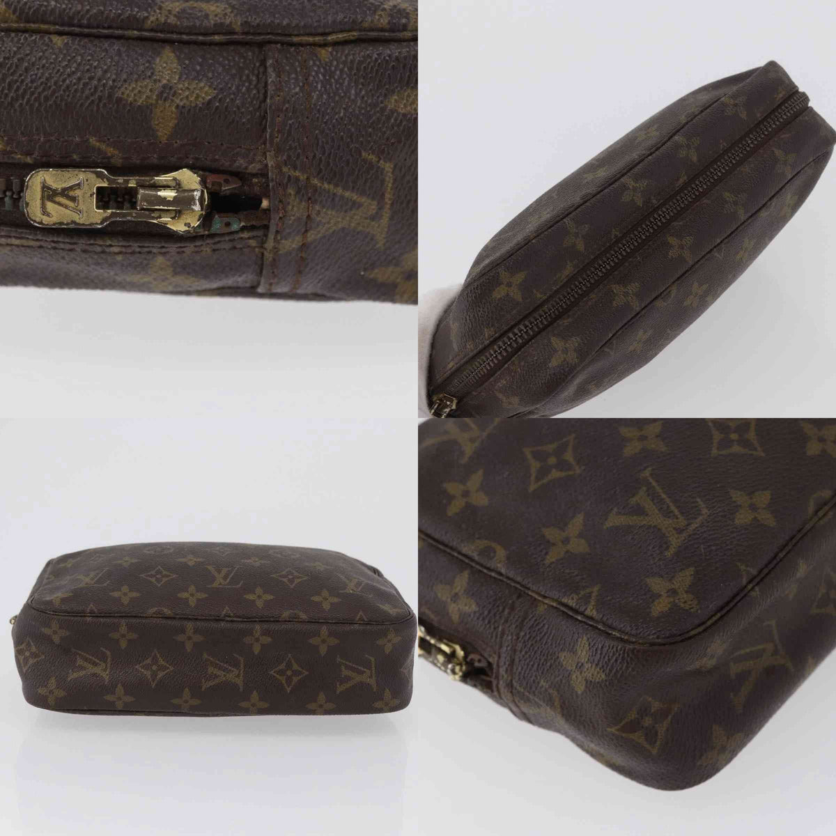 $600 LOUIS VUITTON Monogram Trousse Toilette 23 FRANCE VINTAGE
