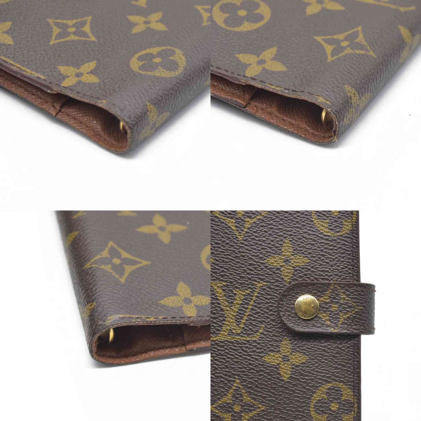 $505 LOUIS VUITTON Monogram Agenda PM Day Planner Notebook Cover CA0928