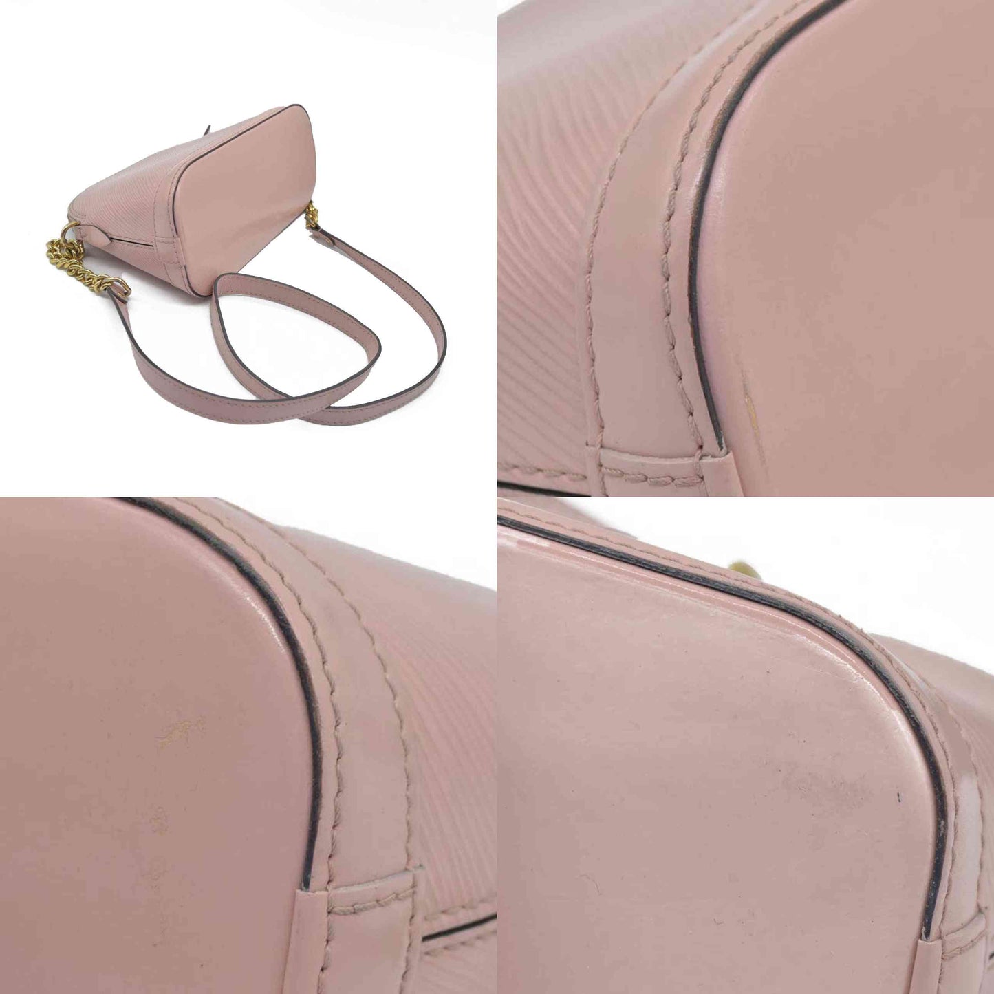 $1820 Louis Vuitton Epi Leather Alma Mini