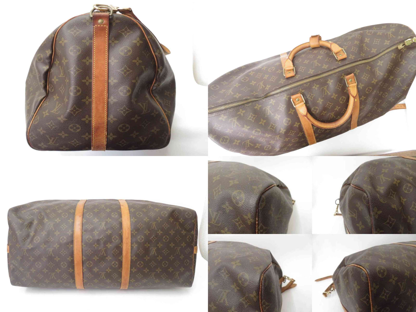 $2690 1990 Louis Vuitton Monogram Keepall Bandouliere 60 VI0950