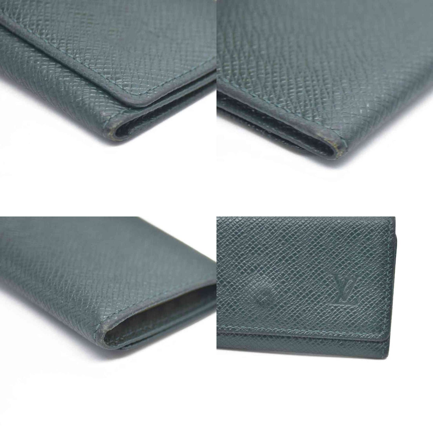 Louis Vuitton Taiga Leather Multicles 4 Ring Key Case Epicea MI5948