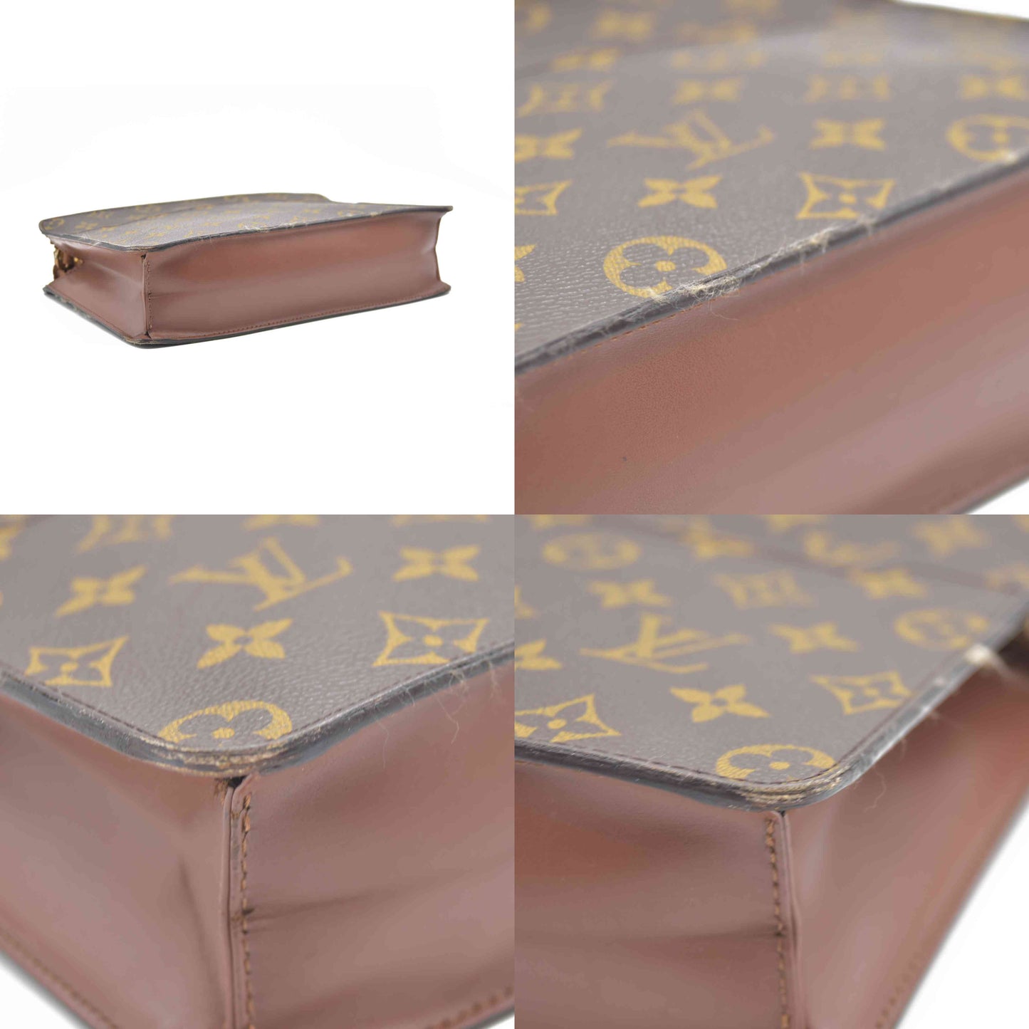CONSIGNMENT AUCTION $1050 Louis Vuitton  Monogram Pochette Homme