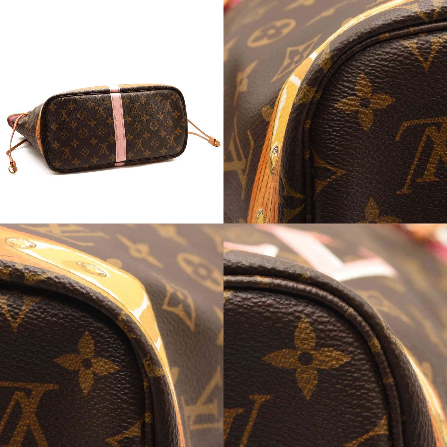 LOUIS VUITTON Monogram Summer Trunks Neo Neverfull MM with Pouch