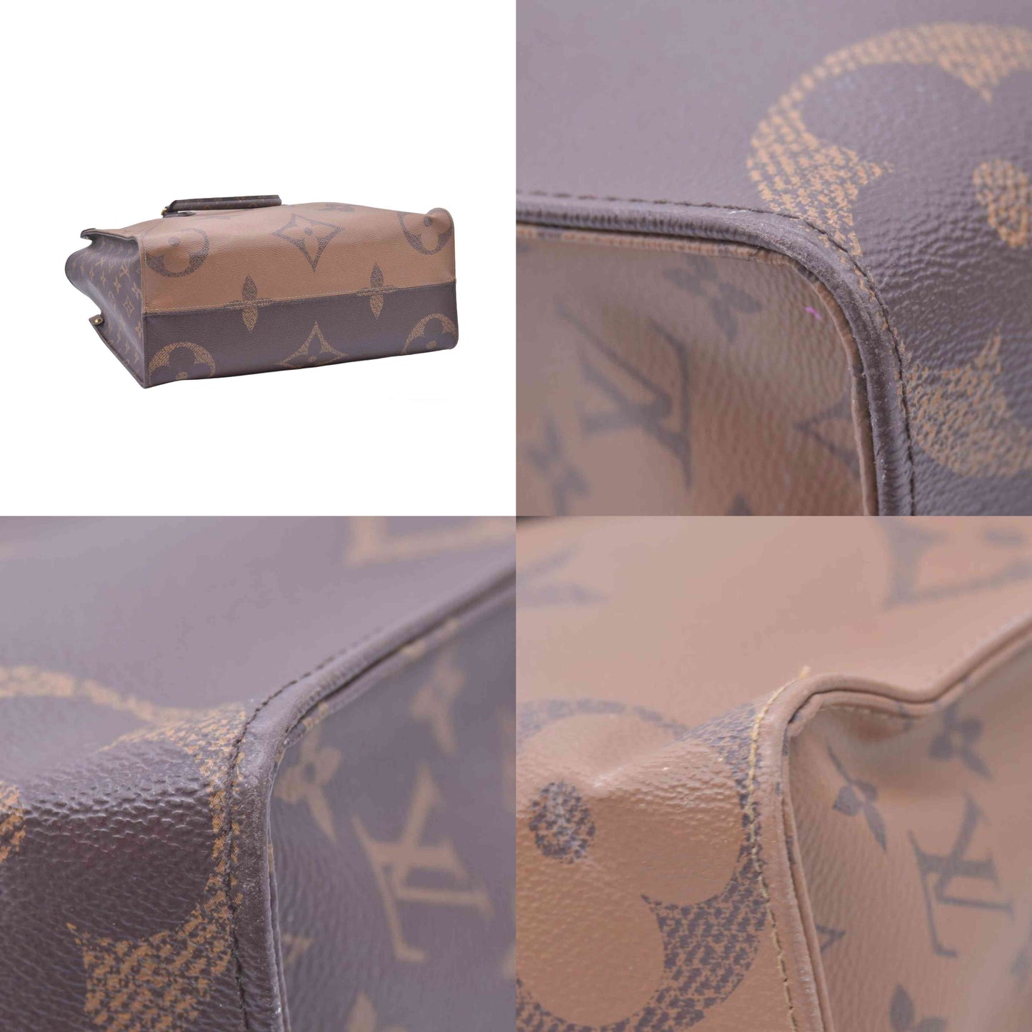 $3300 RFID Louis Vuitton Reverse Monogram Giant Onthego MM
