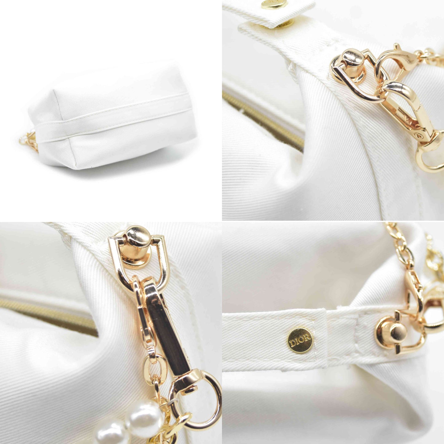 Christian Dior GWP Cosmetic Makeup Bag Pouch With Top Handle MODIFIED