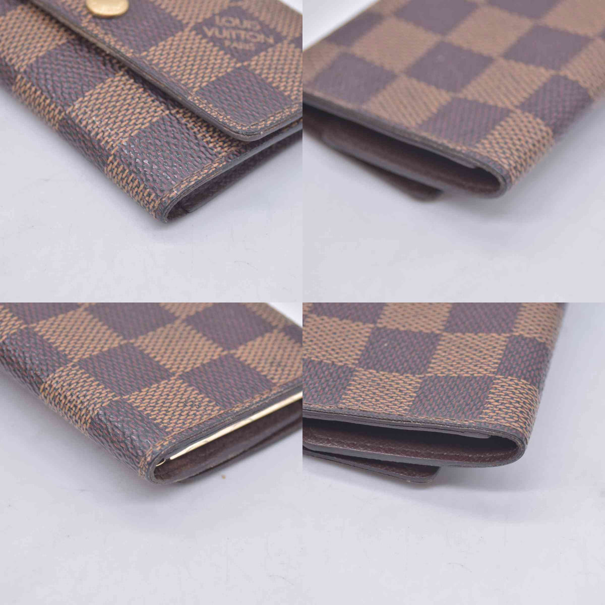 $395 2004 Louis Vuitton Damier Ebene Multicles 6 Key Holder CT0014 CONSIGNMENT 10021148