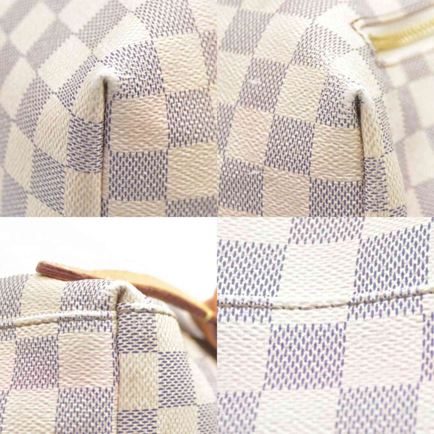 $2120 Louis Vuitton  Damier Azur Sperone Backpack 2016