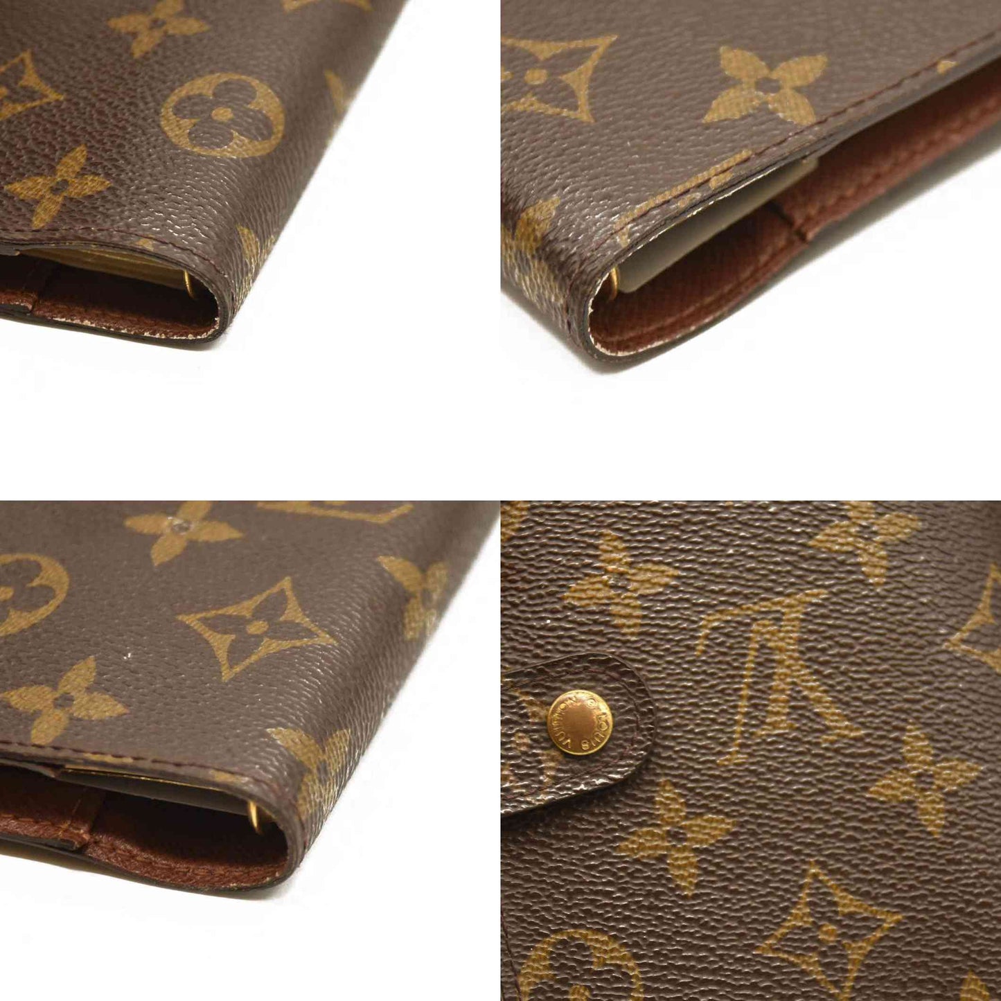 Louis Vuitton  Monogram Medium Ring Agenda Cover CA0051