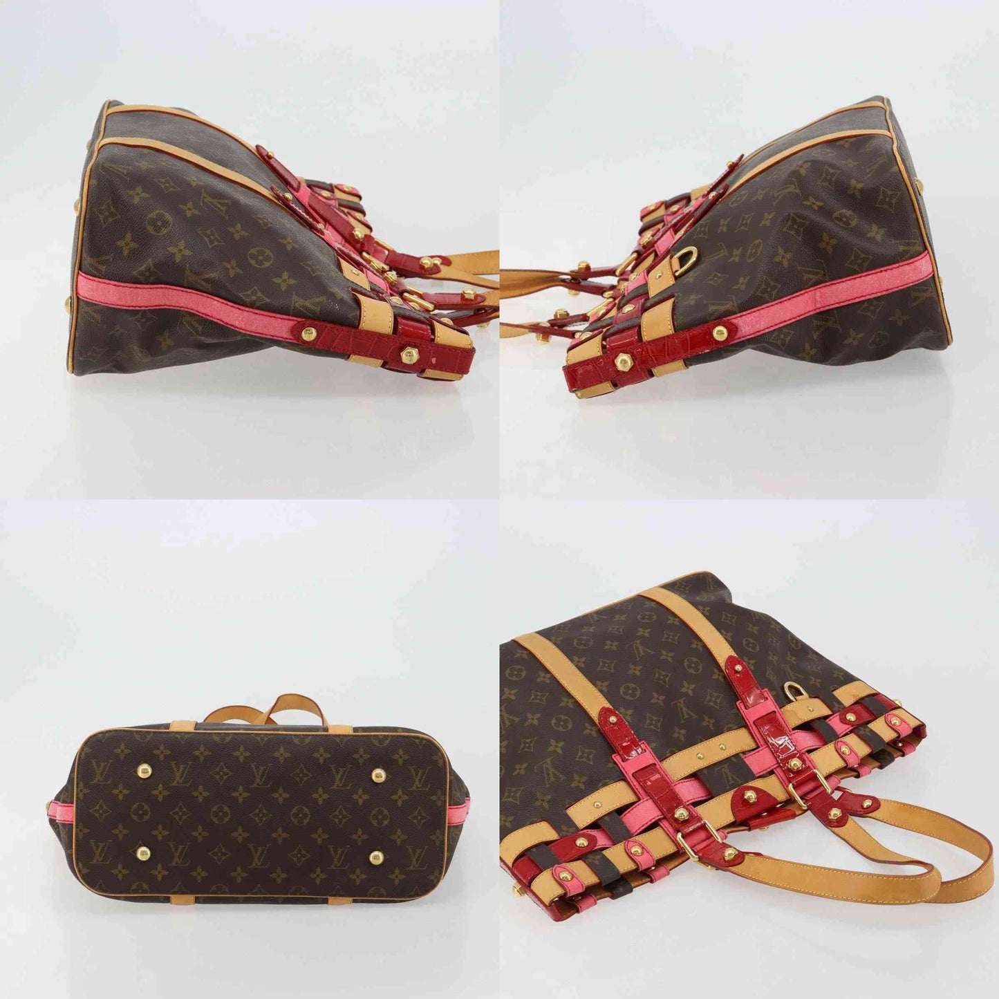 $2150 2007 LOUIS VUITTON Monogram Salina MM Rubis RC3097