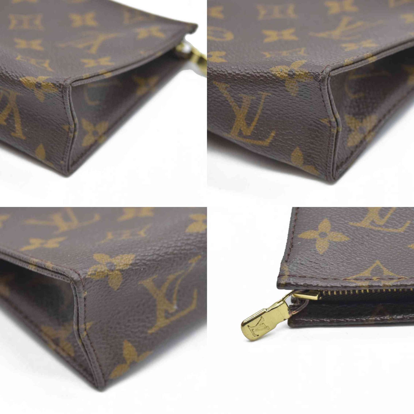 AUCTION $1620 Louis Vuitton Monogram Toiletry Pouch 15 MB0929
