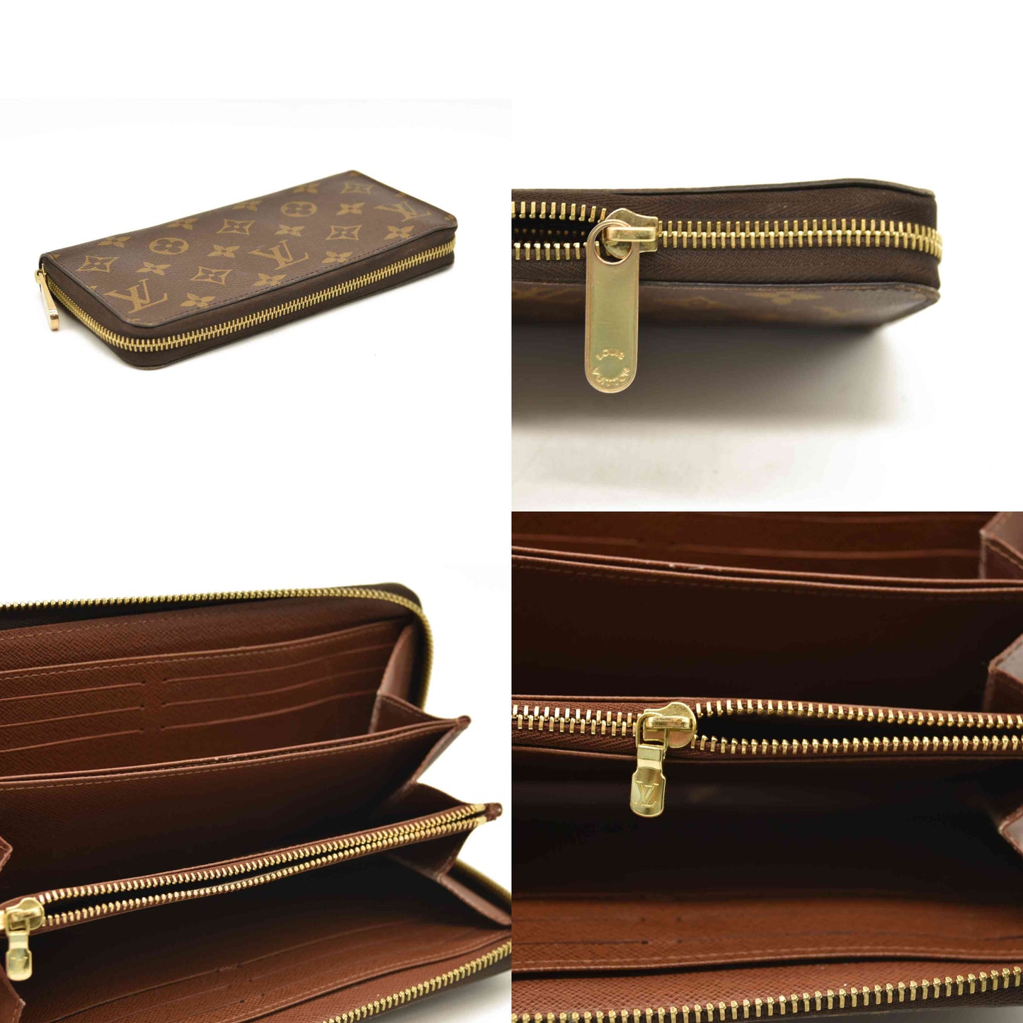 Louis Vuitton  Monogram Zippy Wallet CA0196
