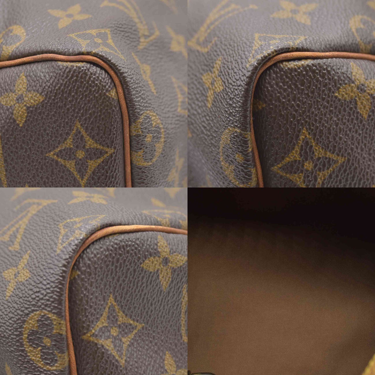 $1490 1995 Louis Vuitton Speedy 25 Handbag Brown Monogram SP0915