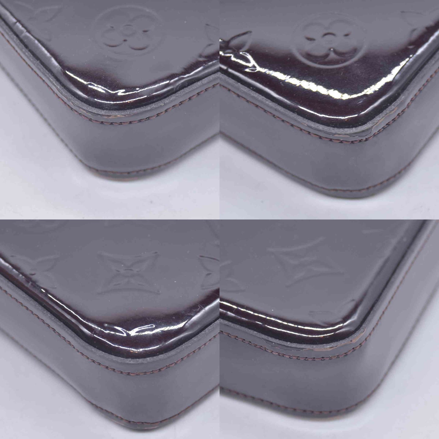 Louis Vuitton Vernis Pochette Felicie Chain Wallet Amarante CONSIGNMENT