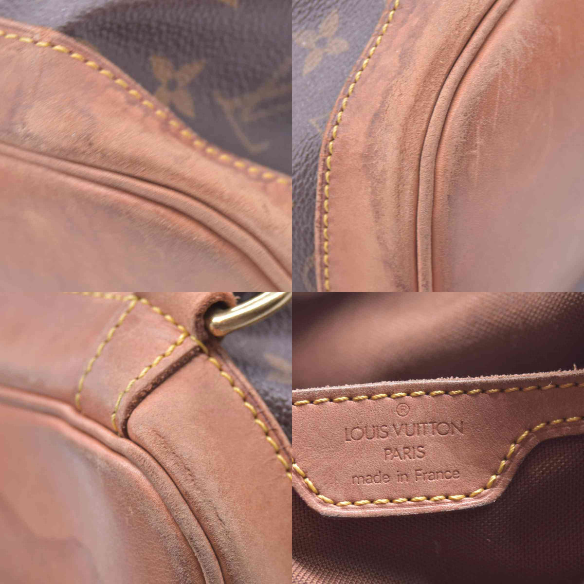 $1650 1999 LOUIS VUITTON Monogram Montsouris GM Backpack Brown SP0979 CONSIGNMENT 10021410