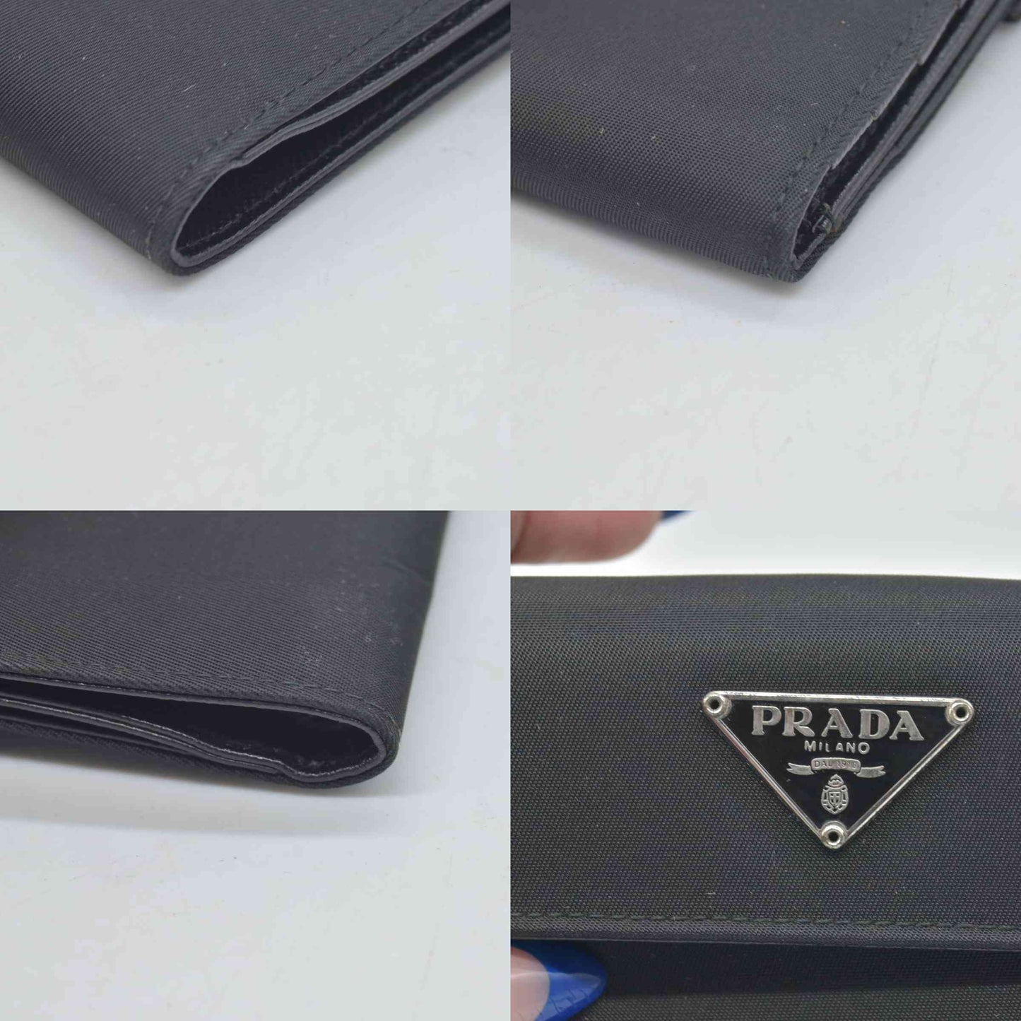 $675 Prada Nylon Tessuto Wallet CONSIGNMENT