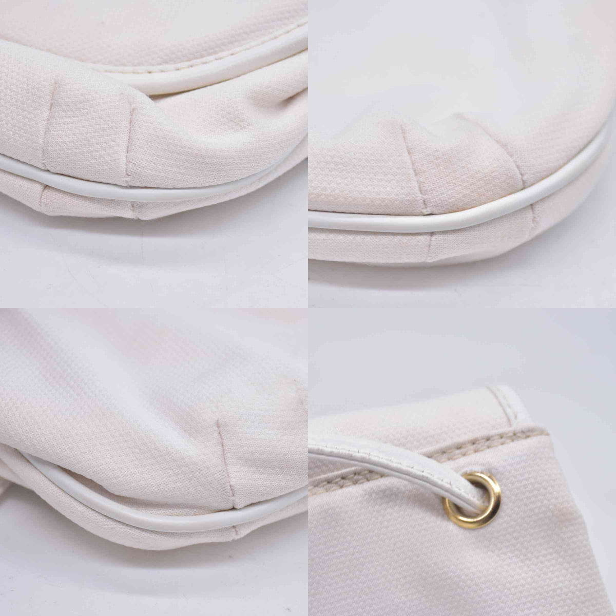 $850 Fendi White Stamp Vintage CONSIGNMENT 10020950