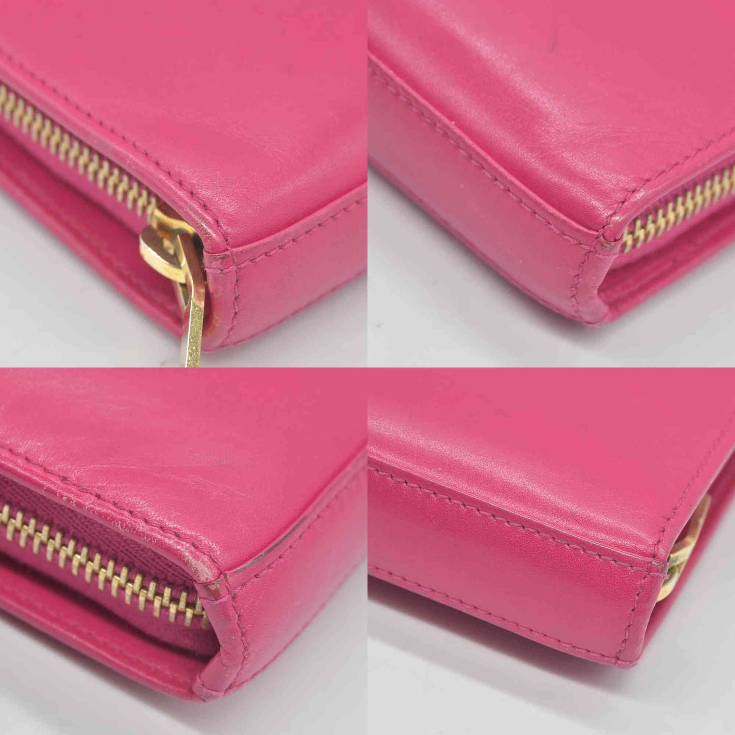 $950 Saint Laurent Pink Organizer Wallet CONSIGNMENT
