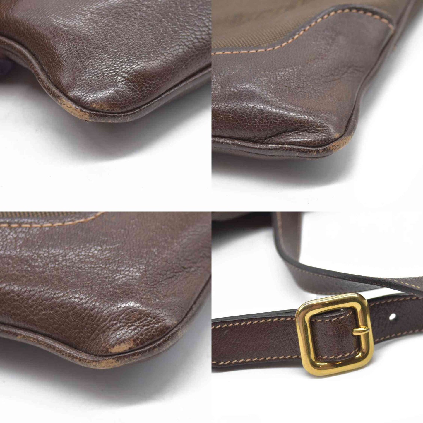 CONSIGNMENT Prada Canapa Logo Jacquard Messenger Bag