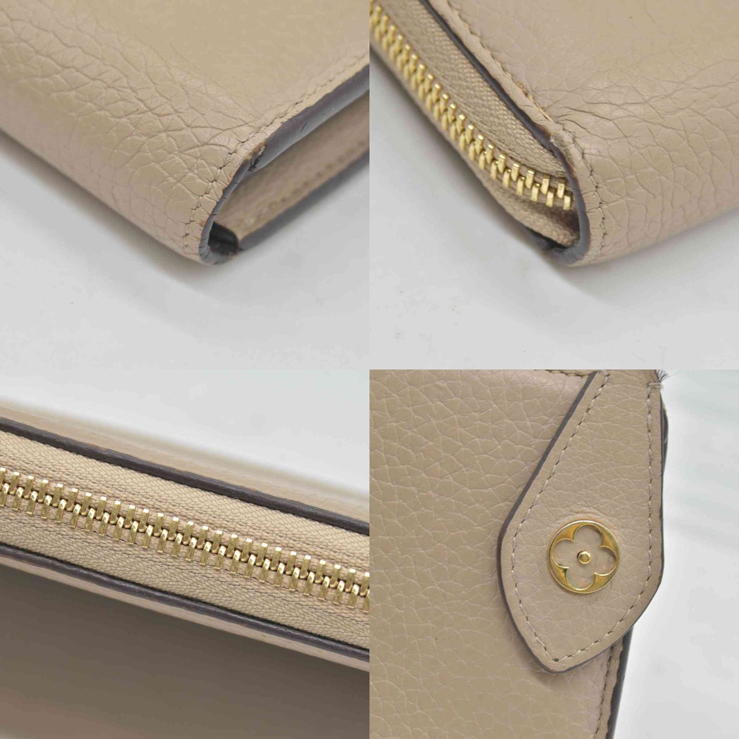 $1410 2019 Louis Vuitton Taurillon Comete Wallet Galet CONSIGNMENT MI1119