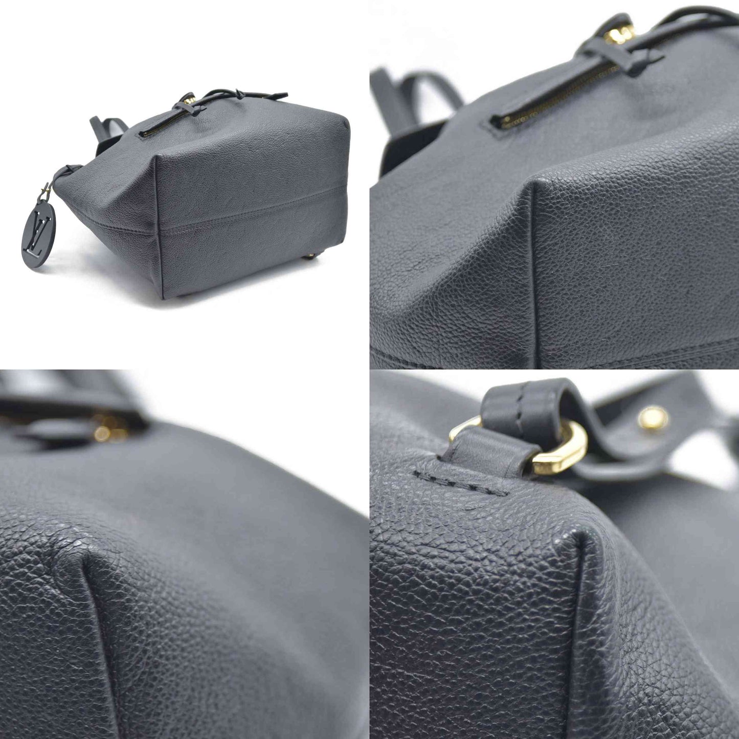 $2980 Louis Vuitton  Empreinte Montsouris NM Backpack Black Noir