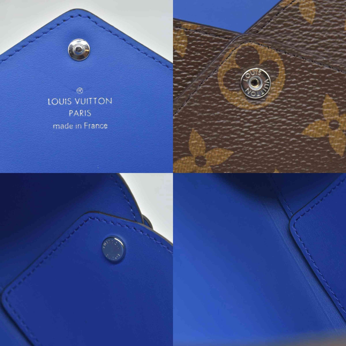 Louis Vuitton Monogram Medium Kirigami Pochette Insert Blue