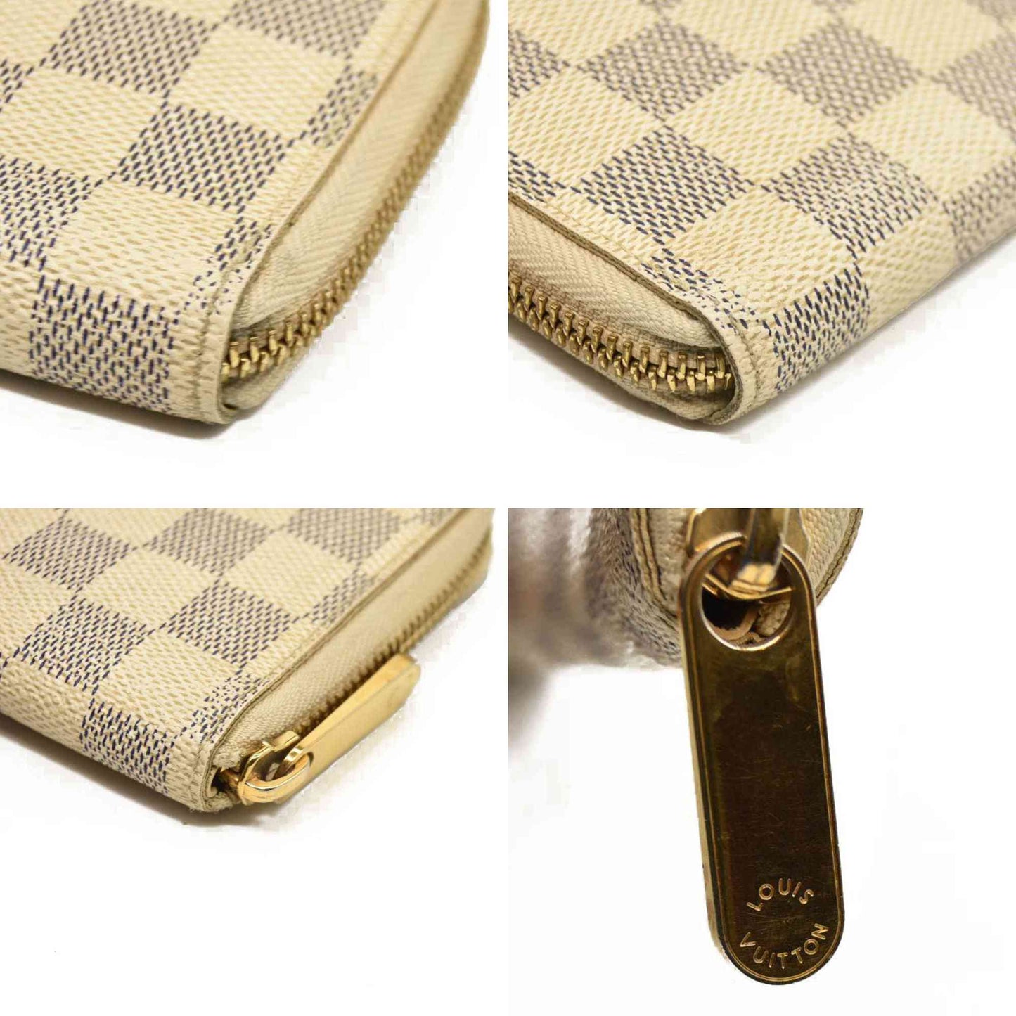 Louis Vuitton  Damier Azur Zippy Organizer Wallet MI5111