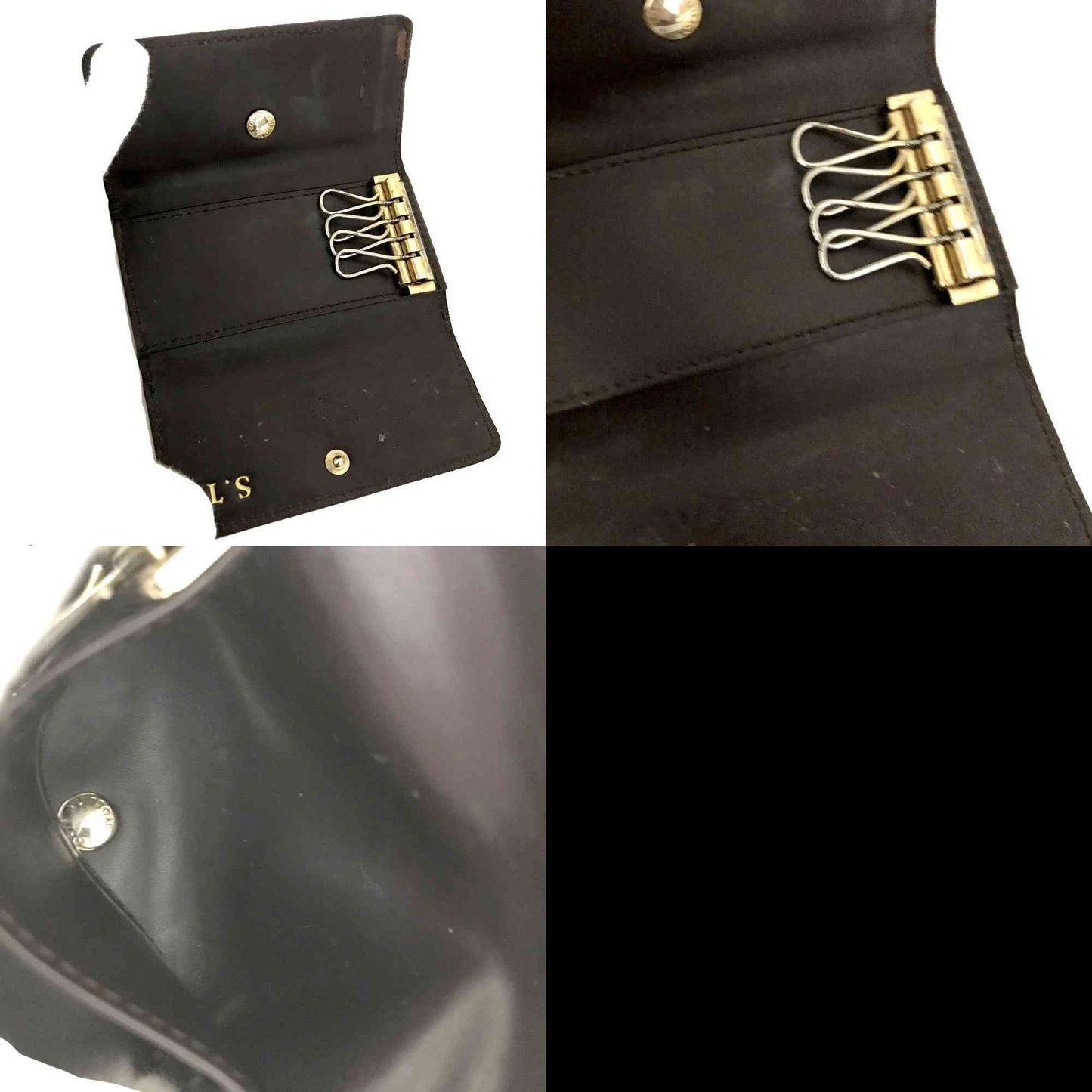 $365 2010 Louis Vuitton Monogram Vernis 4 Key Holder TS0140