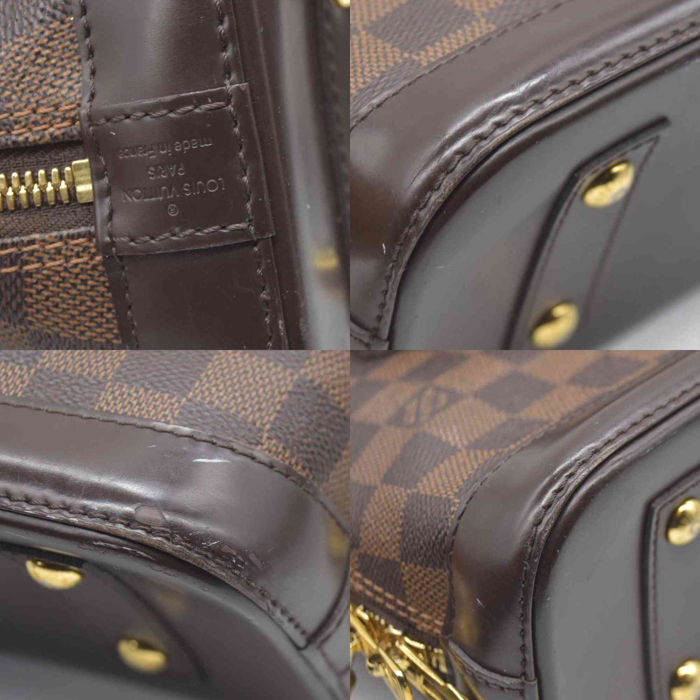 $1940 Louis Vuitton Damier Ebene Alma BB 2017 AA4177