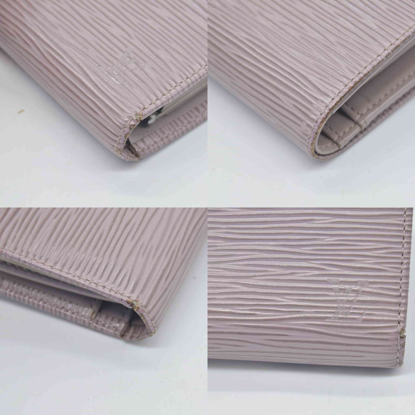 $935 Louis Vuitton Epi Leather French Kisslock Wallet Purse