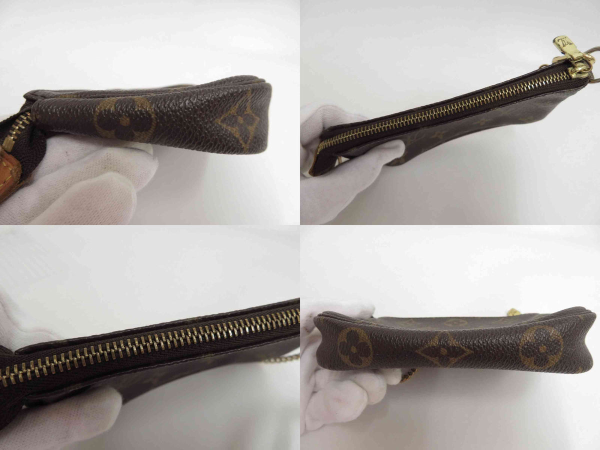 $845 2015 Louis Vuitton Monogram Mini Pochette Accessories SF2115